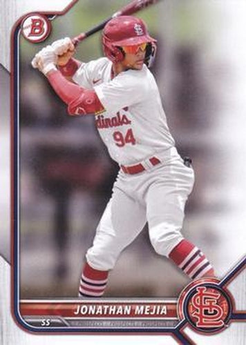 #BD-186 Jonathan Mejia - St. Louis Cardinals - 2022 Bowman Draft Baseball