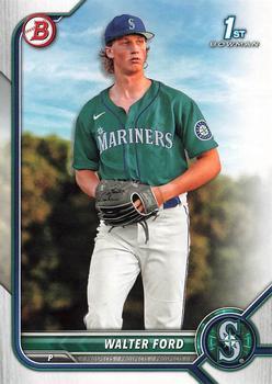 #BD-187 Walter Ford - Seattle Mariners - 2022 Bowman Draft Baseball