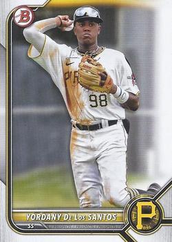 #BD-1 Yordany De Los Santos - Pittsburgh Pirates - 2022 Bowman Draft Baseball