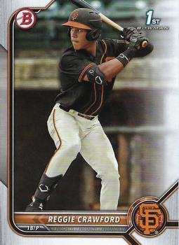 #BD-33 Reggie Crawford - San Francisco Giants - 2022 Bowman Draft Baseball
