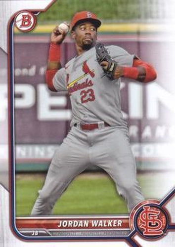 #BD-36 Jordan Walker - St. Louis Cardinals - 2022 Bowman Draft Baseball