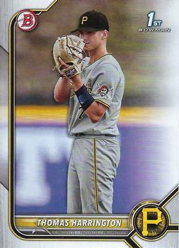 #BD-37 Thomas Harrington - Pittsburgh Pirates - 2022 Bowman Draft Baseball
