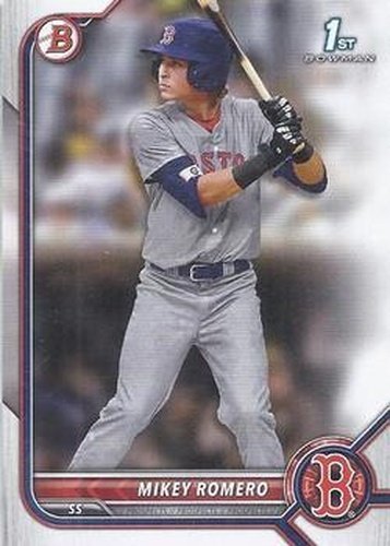 #BD-42 Mikey Romero - Boston Red Sox - 2022 Bowman Draft Baseball