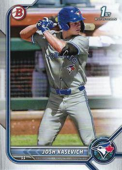 #BD-45 Josh Kasevich - Toronto Blue Jays - 2022 Bowman Draft Baseball