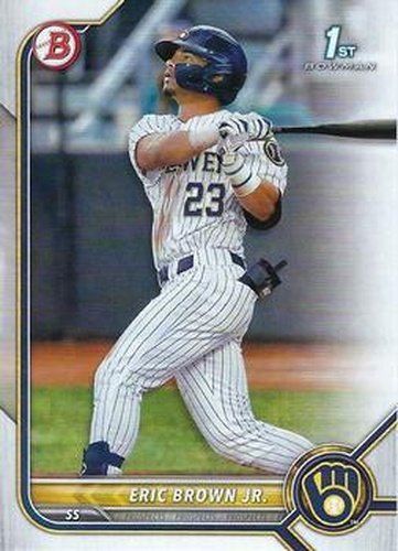 #BD-48 Eric Brown Jr. - Milwaukee Brewers - 2022 Bowman Draft Baseball