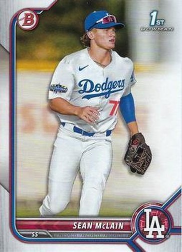 #BD-50 Sean McLain - Los Angeles Dodgers - 2022 Bowman Draft Baseball