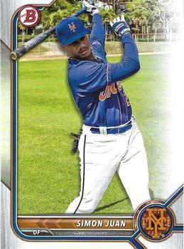 #BD-52 Simon Juan - New York Mets - 2022 Bowman Draft Baseball