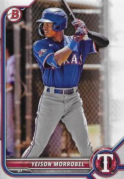 #BD-58 Yeison Morrobel - Texas Rangers - 2022 Bowman Draft Baseball