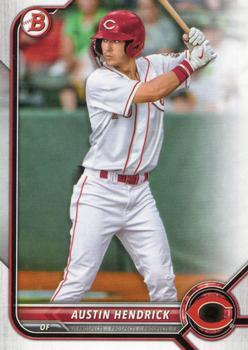 #BD-61 Austin Hendrick - Cincinnati Reds - 2022 Bowman Draft Baseball