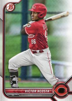 #BD-70 Victor Acosta - Cincinnati Reds - 2022 Bowman Draft Baseball