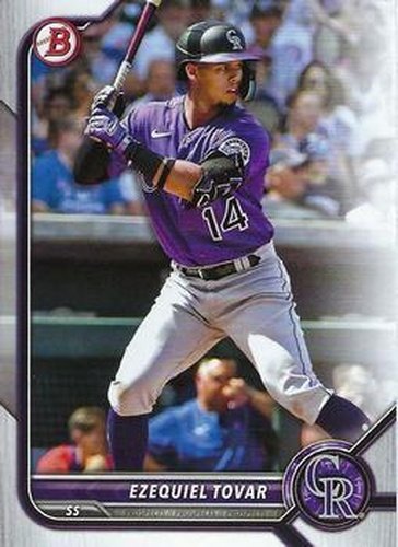 #BD-83 Ezequiel Tovar - Colorado Rockies - 2022 Bowman Draft Baseball