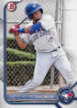 #BD-89 Luis Meza - Toronto Blue Jays - 2022 Bowman Draft Baseball