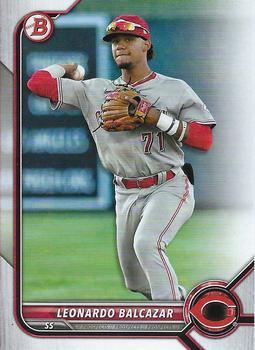 #BD-91 Leonardo Balcazar - Cincinnati Reds - 2022 Bowman Draft Baseball