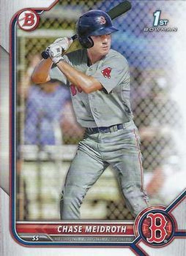 #BD-92 Chase Meidroth - Boston Red Sox - 2022 Bowman Draft Baseball