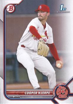 #BD-95 Cooper Hjerpe - St. Louis Cardinals - 2022 Bowman Draft Baseball
