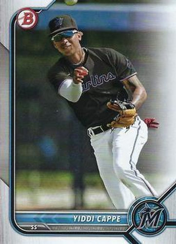 #BD-96 Yiddi Cappe - Miami Marlins - 2022 Bowman Draft Baseball