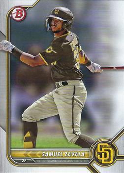 #BD-98 Samuel Zavala - San Diego Padres - 2022 Bowman Draft Baseball