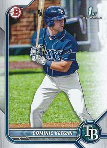#BD-9 Dominic Keegan - Tampa Bay Rays - 2022 Bowman Draft Baseball