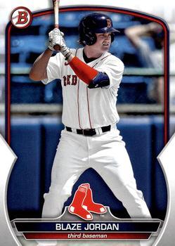 #BCP-101 Blaze Jordan - Boston Red Sox - 2023 Bowman - Chrome Prospects Baseball