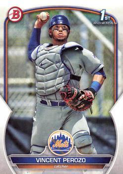 #BCP-102 Vincent Perozo - New York Mets - 2023 Bowman - Chrome Prospects Baseball