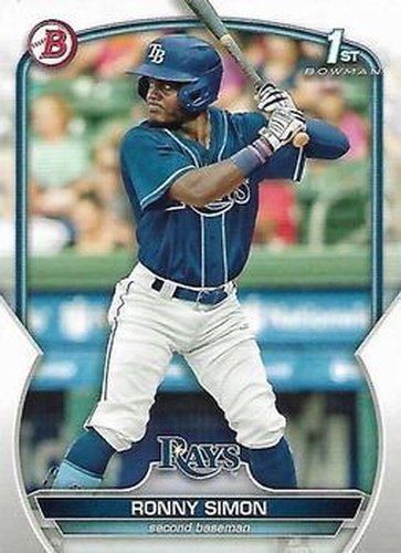 #BCP-112 Ronny Simon - Tampa Bay Rays - 2023 Bowman - Chrome Prospects Baseball