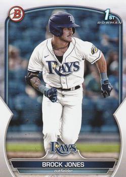 #BCP-115 Brock Jones - Tampa Bay Rays - 2023 Bowman - Chrome Prospects Baseball