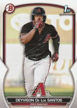 #BCP-116 Deyvison De Los Santos - Arizona Diamondbacks - 2023 Bowman - Chrome Prospects Baseball