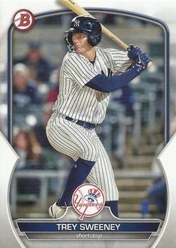#BCP-119 Trey Sweeney - New York Yankees - 2023 Bowman - Chrome Prospects Baseball