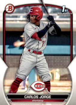 #BCP-120 Carlos Jorge - Cincinnati Reds - 2023 Bowman - Chrome Prospects Baseball