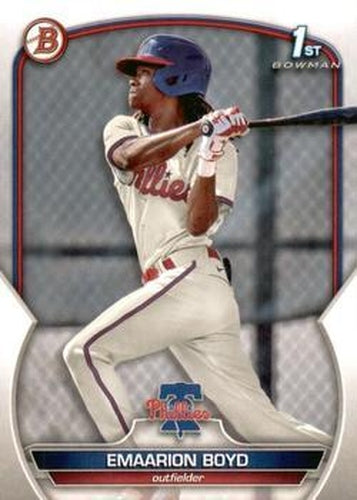 #BCP-128 Emaarion Boyd - Philadelphia Phillies - 2023 Bowman - Chrome Prospects Baseball