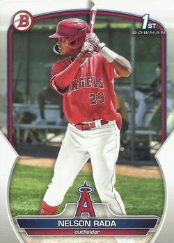 #BCP-132 Nelson Rada - Los Angeles Angels - 2023 Bowman - Chrome Prospects Baseball