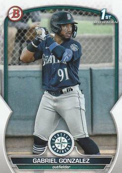 #BCP-133 Gabriel Gonzalez - Seattle Mariners - 2023 Bowman - Chrome Prospects Baseball
