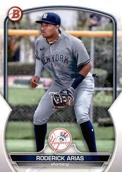 #BCP-135 Roderick Arias - New York Yankees - 2023 Bowman - Chrome Prospects Baseball