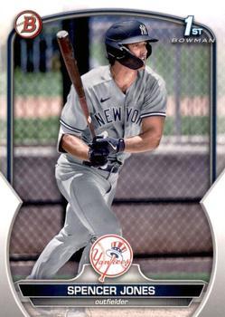 #BCP-139 Spencer Jones - New York Yankees - 2023 Bowman - Chrome Prospects Baseball
