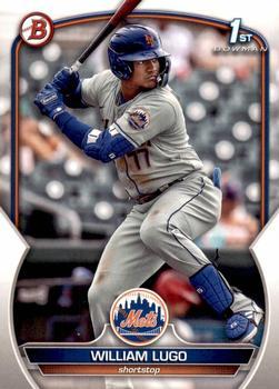 #BCP-141 William Lugo - New York Mets - 2023 Bowman - Chrome Prospects Baseball