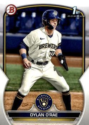 #BCP-143 Dylan O'Rae - Milwaukee Brewers - 2023 Bowman - Chrome Prospects Baseball