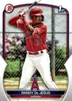 #BCP-19 Randy De Jesus - Los Angeles Angels - 2023 Bowman - Chrome Prospects Baseball