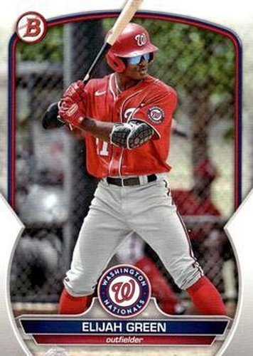 #BCP-23 Elijah Green - Washington Nationals - 2023 Bowman - Chrome Prospects Baseball