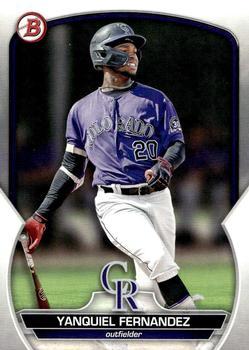 #BCP-30 Yanquiel Fernandez - Colorado Rockies - 2023 Bowman - Chrome Prospects Baseball
