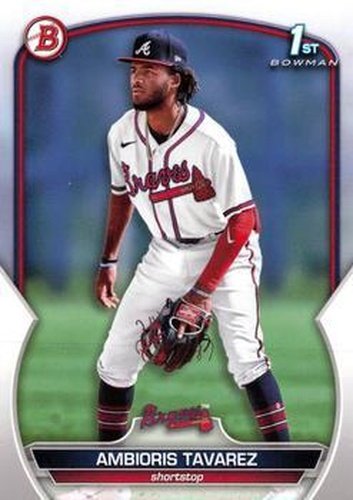 #BCP-33 Ambioris Tavarez - Atlanta Braves - 2023 Bowman - Chrome Prospects Baseball
