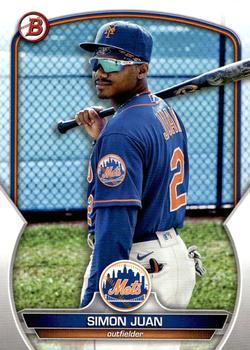 #BCP-38 Simon Juan - New York Mets - 2023 Bowman - Chrome Prospects Baseball
