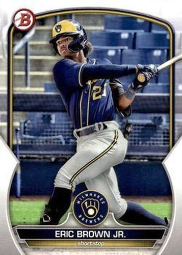#BCP-41 Eric Brown Jr. - Milwaukee Brewers - 2023 Bowman - Chrome Prospects Baseball