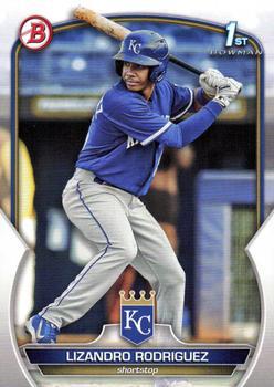 #BCP-47 Lizandro Rodriguez - Kansas City Royals - 2023 Bowman - Chrome Prospects Baseball