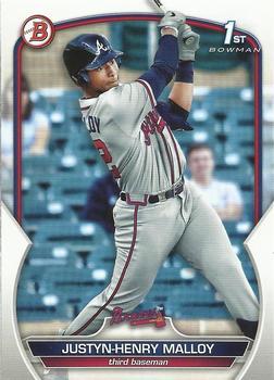 #BCP-51 Justyn-Henry Malloy - Atlanta Braves - 2023 Bowman - Chrome Prospects Baseball