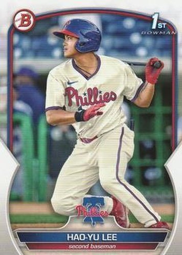 #BCP-52 Hao Yu Lee - Philadelphia Phillies - 2023 Bowman - Chrome Prospects Baseball