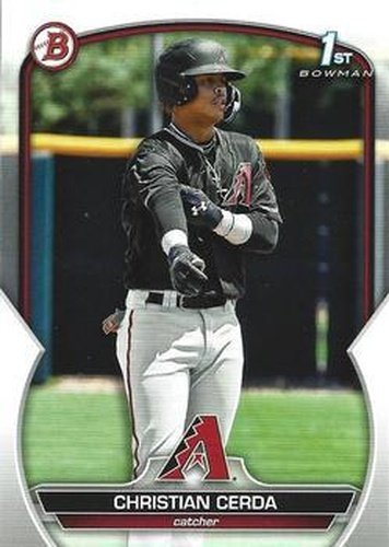 #BCP-56 Christian Cerda - Arizona Diamondbacks - 2023 Bowman - Chrome Prospects Baseball