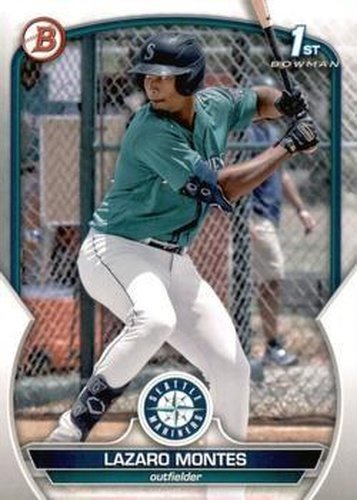 #BCP-58 Lazaro Montes - Seattle Mariners - 2023 Bowman - Chrome Prospects Baseball