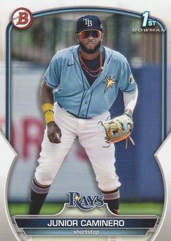 #BCP-61 Junior Caminero - Tampa Bay Rays - 2023 Bowman - Chrome Prospects Baseball