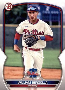 #BCP-67 William Bergolla - Philadelphia Phillies - 2023 Bowman - Chrome Prospects Baseball
