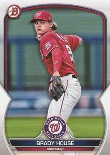 #BCP-68 Brady House - Washington Nationals - 2023 Bowman - Chrome Prospects Baseball